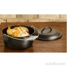 Lodge 7 Quart Cast Iron Dutch Oven With Iron Cover L10DO3 000933478